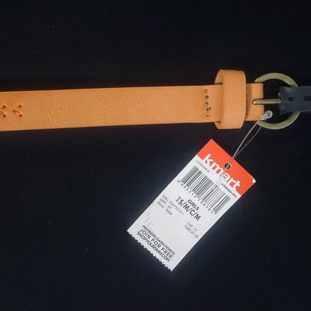 Girls small medium belt from Kmart